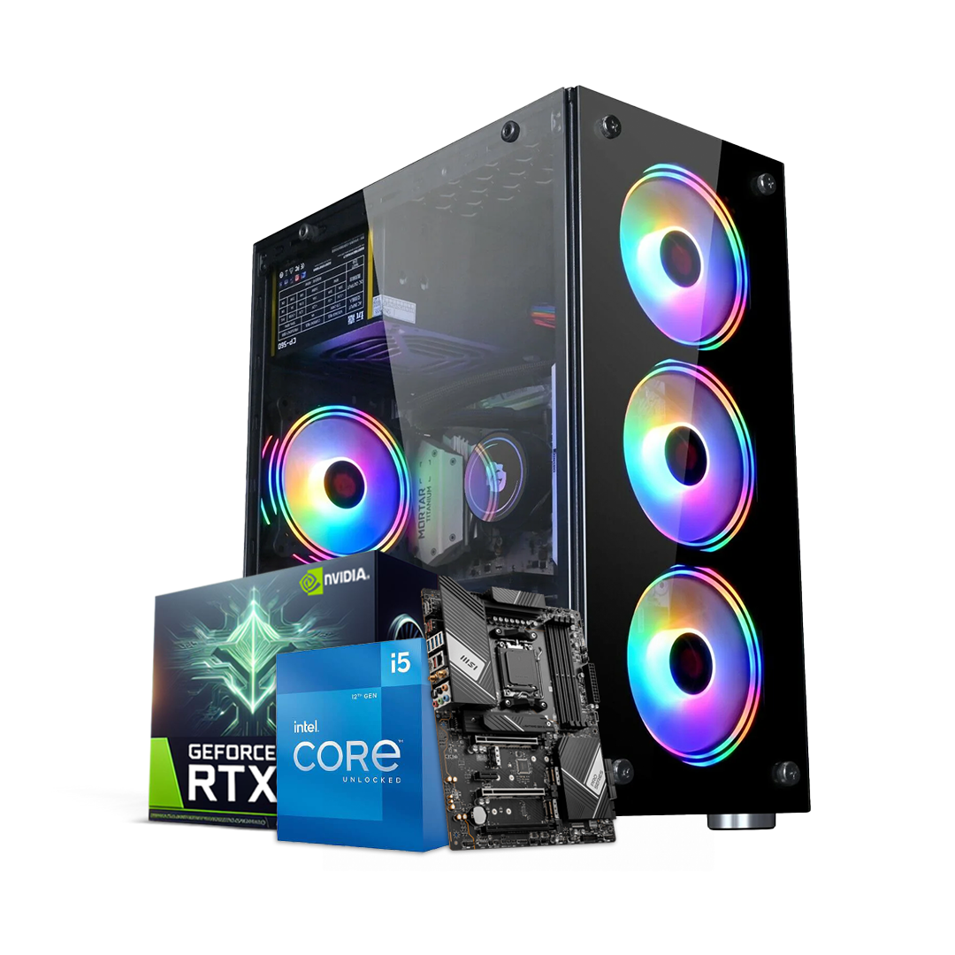Inferno Gaming PC Intel Core i5-12400F, GTX 1650, 32GB RAM, 1TB