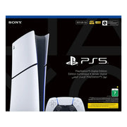 Sony PlayStation 5 Slim Digital Edition, 825GB SSD, 16GB Memory Console, White (CFI2116B01Y)
