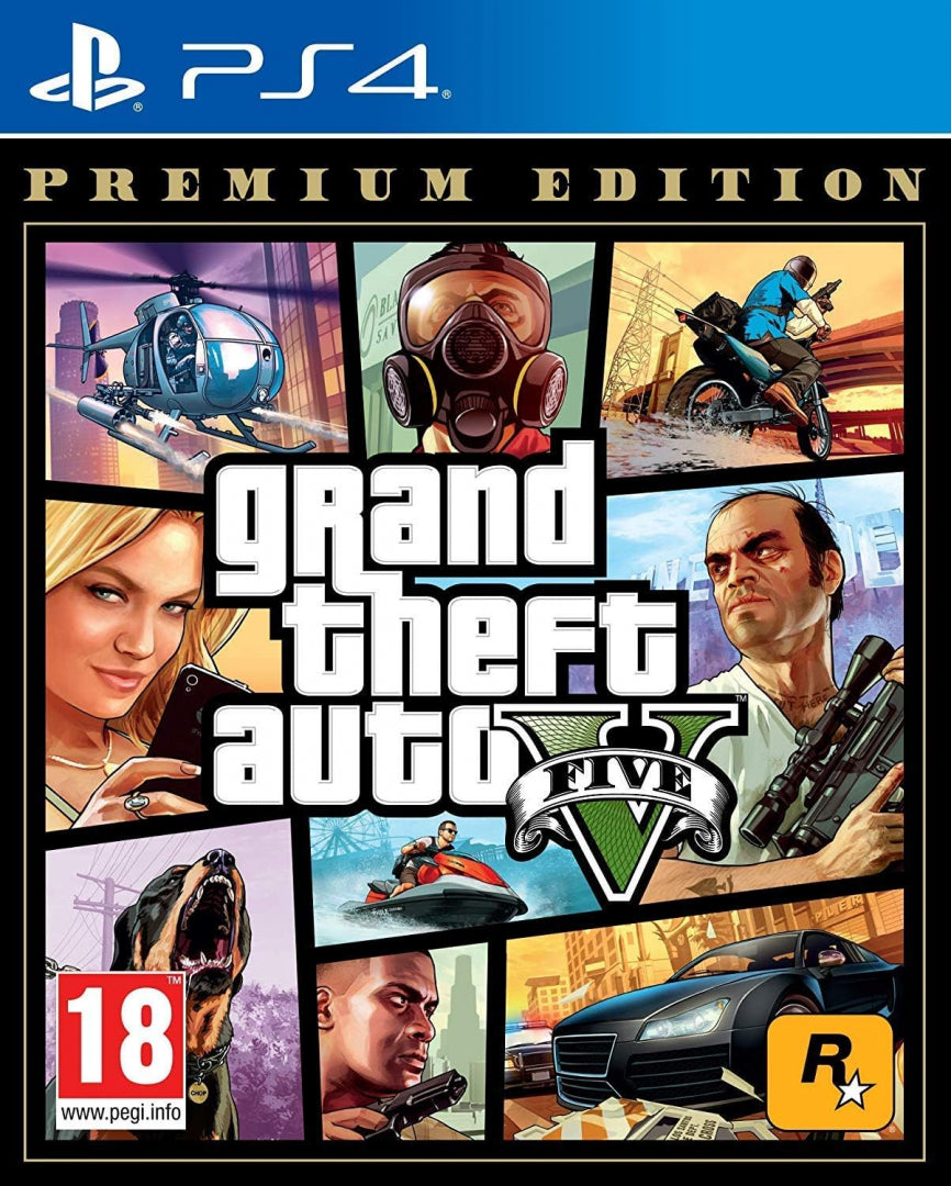 GTA 5 Grand Theft Auto V Premium Edition PS4