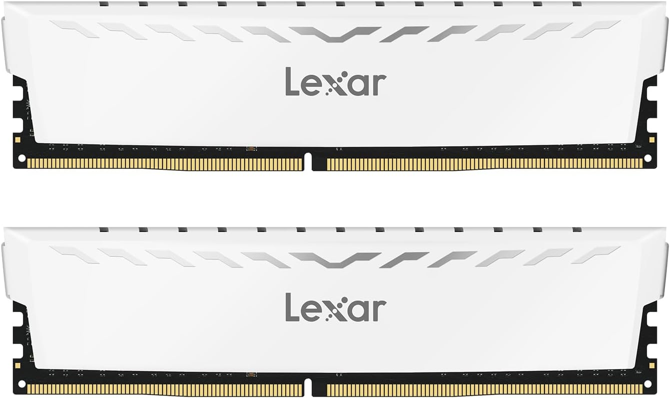 Lexar Thor DDR4 U-DIMM, 3600 MHz, PC White RAM With Heatsink