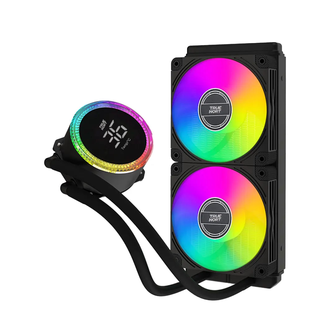 Truenort 240mm Liquid Cooler with 5V ARGB fan strong water cooler for gaming computer case cooler