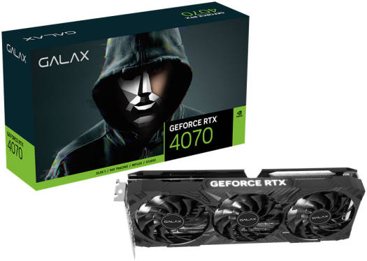 GALAX GeForce RTX 4070 1-Click OC 3X Graphics Card, 12GB GDDR6X