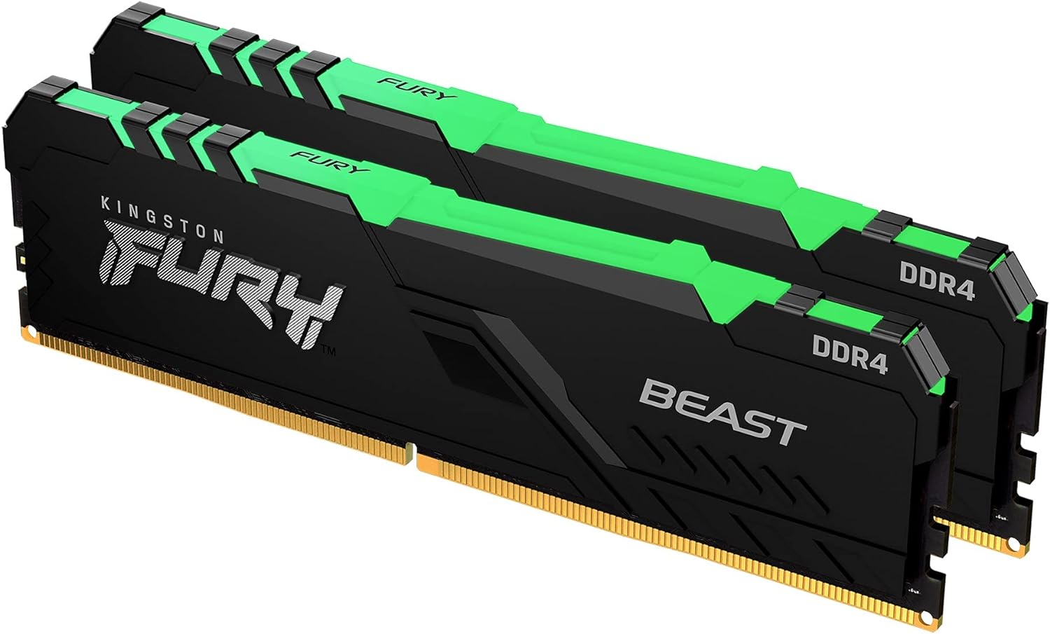 Kingston FURY Beast RGB DDR4 CL16 Desktop Memory Kit of 2