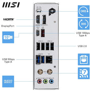 MSI PRO B850M-P WIFI AMD B850 AM5 DDR5 Wi-Fi 7 Micro-ATX Motherboard