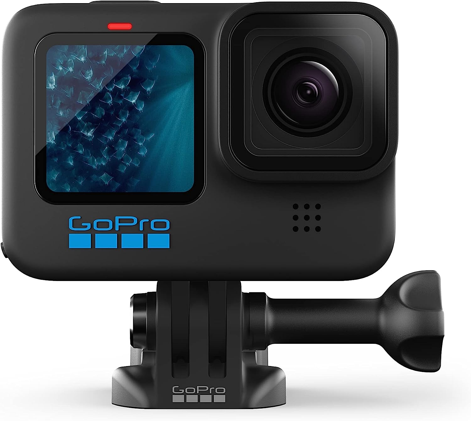 GoPro HERO 11 HyperSmooth Action Camera, 27MP with Improved Performance, 5.3K60/2.7K240 Video, Wi-Fi & Bluetooth Connectivity, 1720mAh Capacity Rechargeable Battery, Black