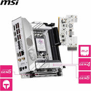 MSI MPG Z890I EDGE TI WIFI Intel Z890 LGA1851 DDR5 Wi-Fi 7 Mini-ITX Motherboard