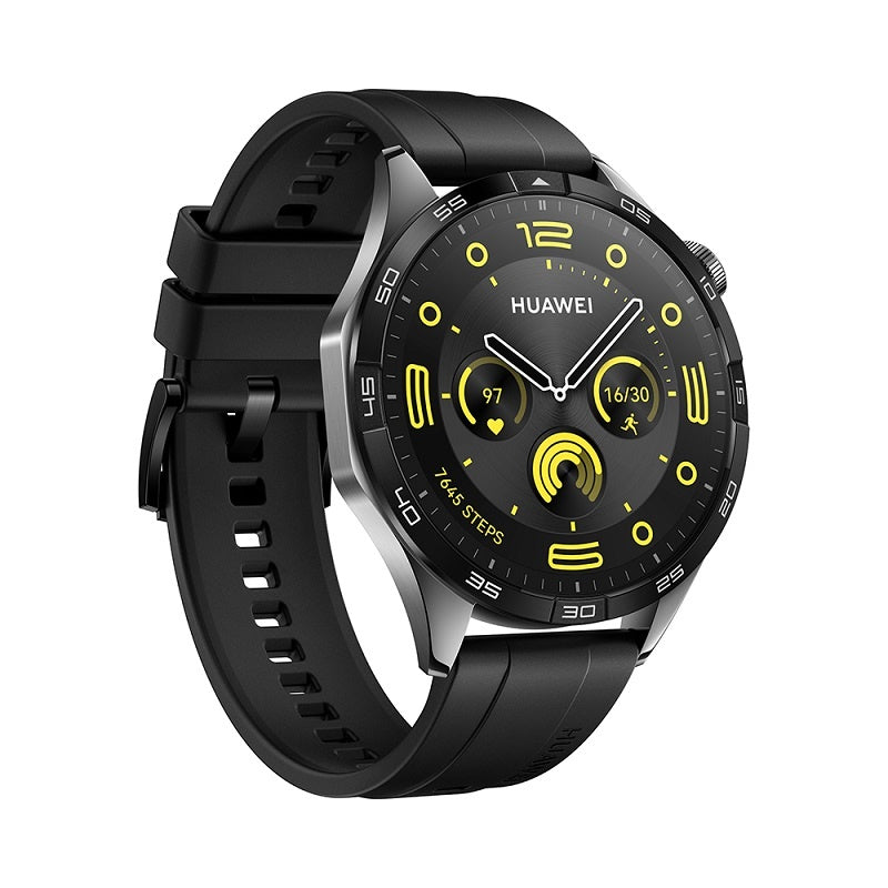 HUAWEI Watch GT4 46mm Smartwatch, Upto 2 Weeks Battery Life, Dual Band Five System GNSS Positioning, Pulse Wave Arrhythmia Analysis, 24/7 Health Monitoring, Compatible with Android & iOS