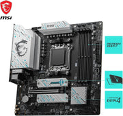 MSI B650M GAMING PLUS WIFI AMD B650 AM5 DDR5 Wi-Fi 6E Micro-ATX Motherboard