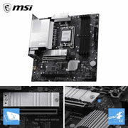 MSI PRO B860M-P WIFI6E Intel B860 LGA1851 DDR5 Wi-Fi 6E Micro-ATX Motherboard