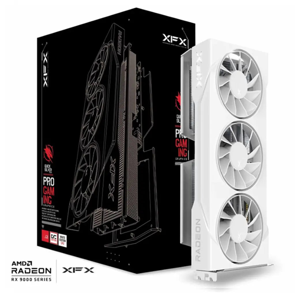 XFX Swift AMD Radeon RX 9060 XT OC Triple Fan Gaming Edition with 16GB GDDR6 Graphics Card