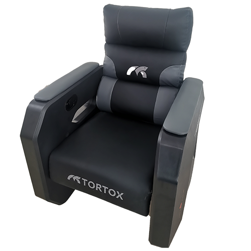 TORTOX GS300 Gaming Sofa with Movable Scroll Casters, 4D Arm Rests, 135° Recliner System, Video Game Chairs, Adjustable Back Rest, 150Kg Capacity, Esports, 2705 Inch Wide Metal Base