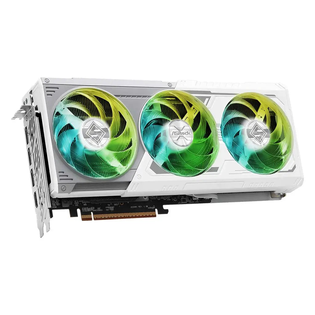 ASRock Radeon RX 9070 XT Steel Legend OC 16GB GDDR6 Triple Fan Graphics Card RDNA 4 PCIe 5.0