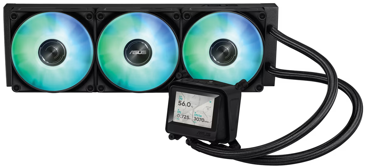 ASUS MAX GAMING LC 360 ARGB LCD AIO Liquid CPU Cooler