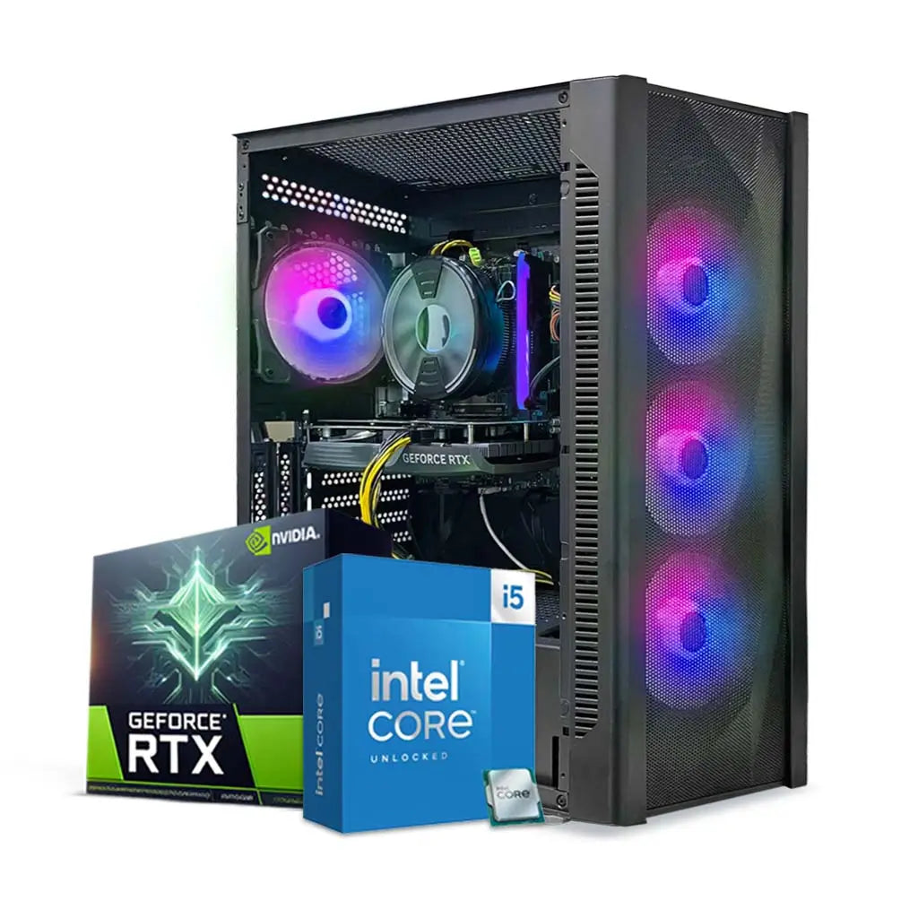 ATOM Gaming PC | RTX 4060 8GB Graphics Card, Core-i5 | Gaming PC UAE