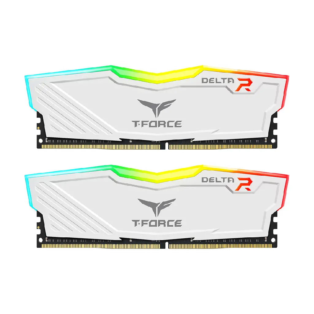 DELTA RGB DDR4 DESKTOP MEMORY WHITE 16GB(2x8GB) 3600MHz CL18 in Dubai, UAE