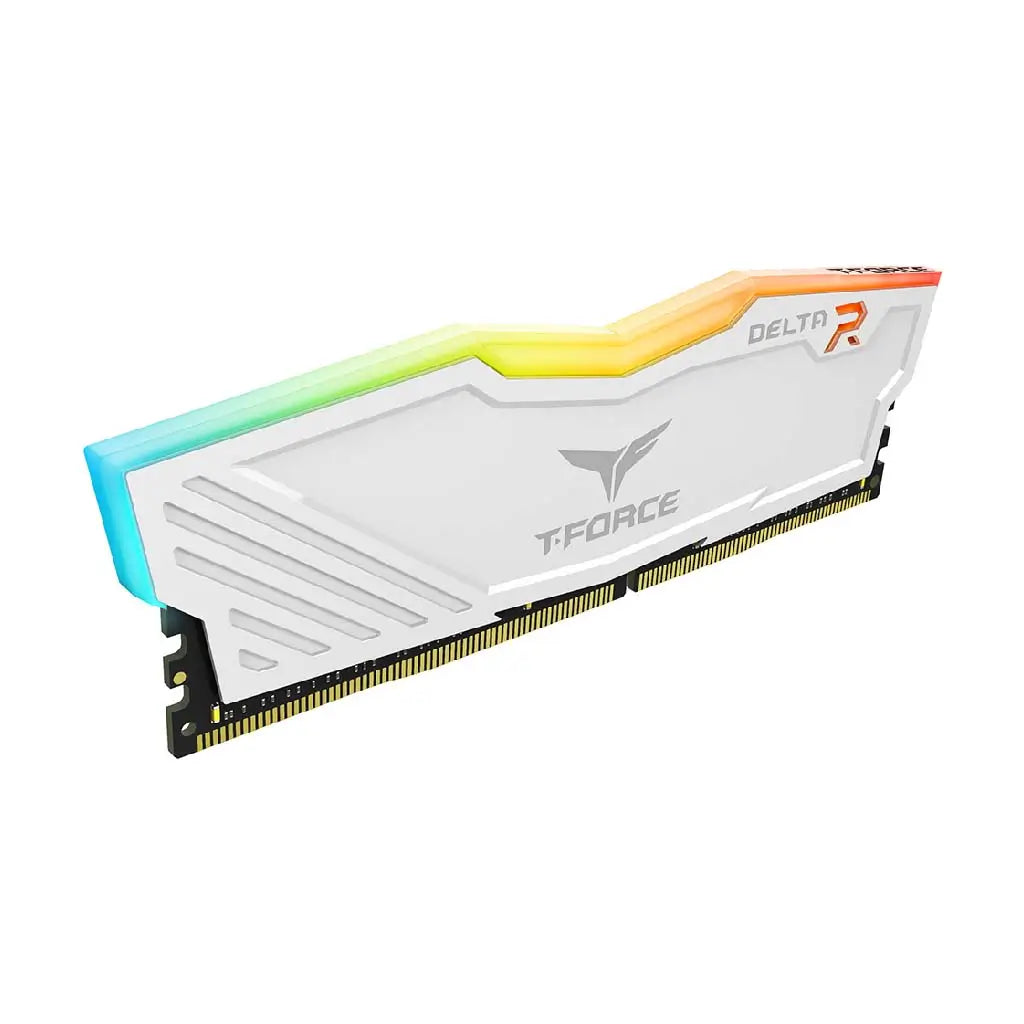 buy and using for gaming pc DELTA RGB DDR4  gaming DESKTOP MEMORY WHITE 16GB(2x8GB) 3600MHz CL18 in Dubai, UAE
