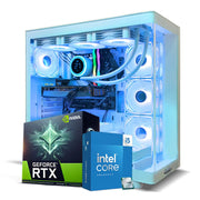 Moon Gaming Desktop with rtx 5060 RGB white gaming pc.  high performance gaming pc in uae
