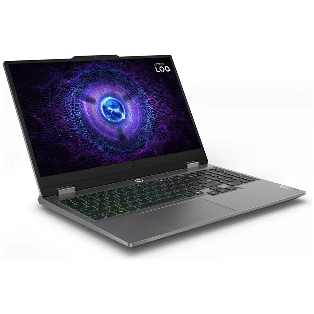 Lenovo LOQ 15IRX9 Gaming Laptop, Core i7-13650HX, RTX 4050 6GB Graphics, 24GB RAM, 512GB SSD, 15.6-inch FHD 144Hz Display, White Backlit Keyboard, Windows 11 Pro, Luna Grey | 83DV00ULPS