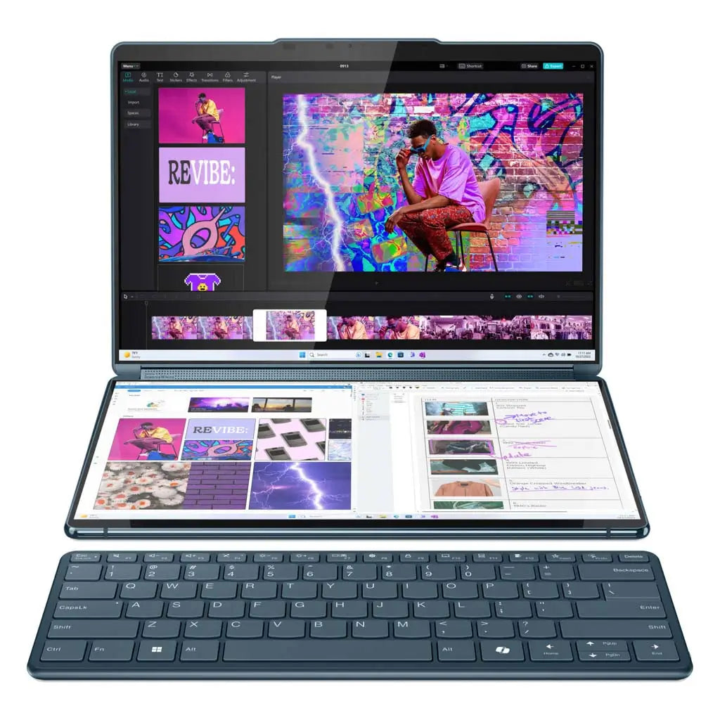 Lenovo Yoga Book 9i Gen 9 Dual-Screen OLED Laptop Tidal Teal – Dubai, UAE
