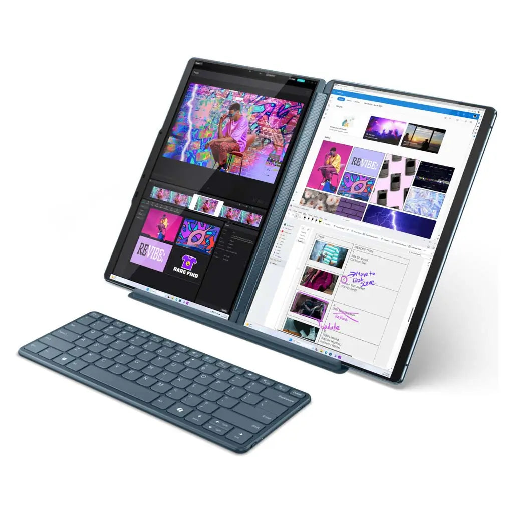 Lenovo Yoga Book 9i Gen 9 Dual-Screen OLED Laptop Tidal Teal – Dubai, UAE
