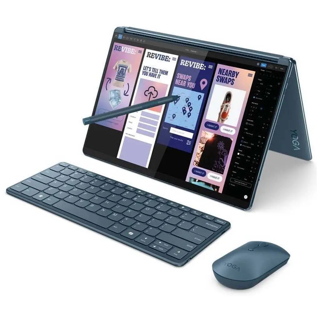 Lenovo Yoga Book 9i Gen 9 Dual-Screen OLED Laptop Tidal Teal – Dubai, UAE
