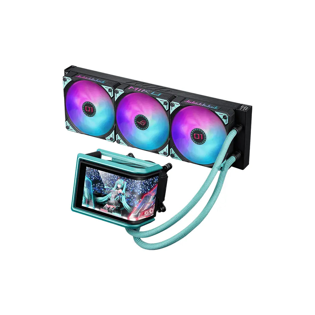 Gaming PC Hatsune Miku - AMD Ryzen 7 9800X3D, RTX 5080 16GB GPU, 32GB DDR5 RAM, 1TB SSD, 27-inch Miku Monitor, Windows 11 Pro