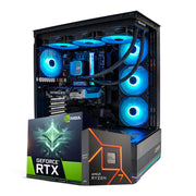 Gaming PC Polar, Ryzen 7 7800X3D, RTX 5070 Ti 16GB GPU, 32GB DDR5 RAM, 1TB NVMe SSD, Windows 11 Pro, RGB Black Gaming Case