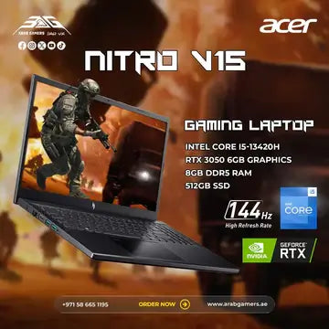 nitro v15 gaming laptop