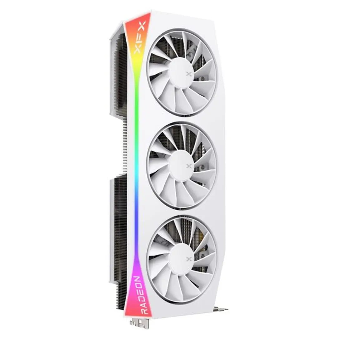 Mercury AMD Radeon RX 9070XT OC White Gaming Edition with RGB 16GB GDDR6 Graphics Card, 256-bit Memory, 3100 MHz Boost Clock, 4096 Stream Processors, 20 Gbps Memory Speed, HDMI 3xDP, AMD RDNA 4, PCIE 5.0