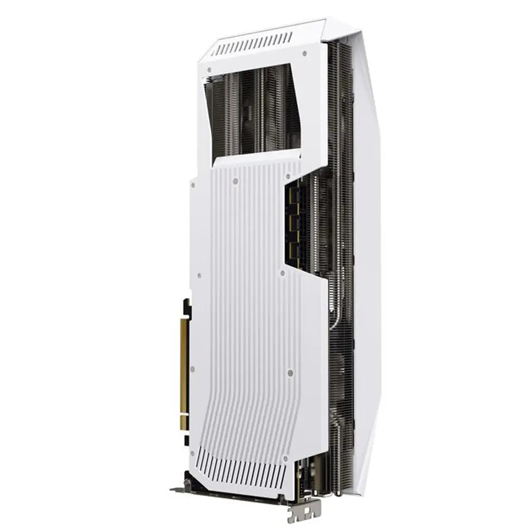 Mercury AMD Radeon RX 9070XT OC White Gaming Edition with RGB 16GB GDDR6 Graphics Card, 256-bit Memory, 3100 MHz Boost Clock, 4096 Stream Processors, 20 Gbps Memory Speed, HDMI 3xDP, AMD RDNA 4, PCIE 5.0