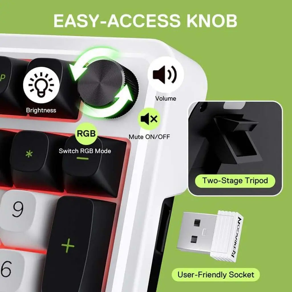 K686WBG-RGB-MAX wireless mechanical keyboard with Tabby and Tamara payment UAE