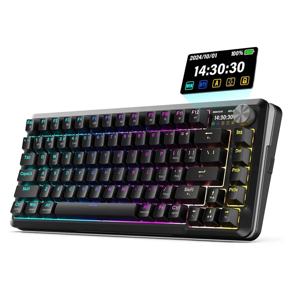 FLEkact Pro K708-RGB-PRO mechanical gaming keyboard with RGB lights in Dubai, UAE