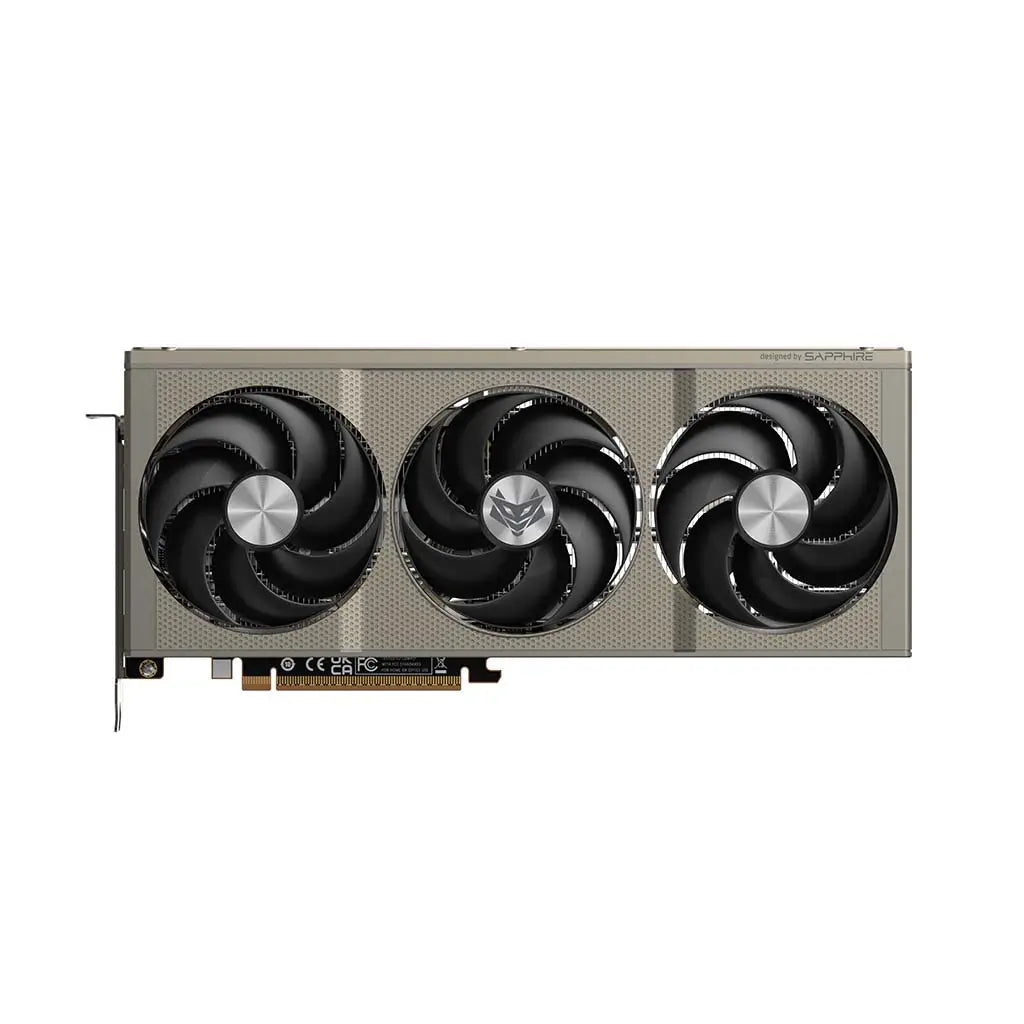 Customizable ARGB lighting on the Sapphire NITRO+ RX 9060 XT graphics card, a top choice for PC builders in the UAE.