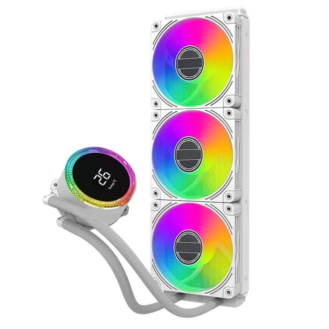 Truenort 360mm Liquid Cooler with 5V ARGB fan strong water cooler for gaming computer case cooler