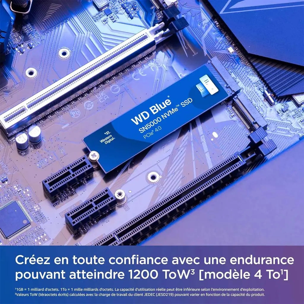 Western Digital Blue SN5000 1TB SSD, NVMe SSD, Internal SSD