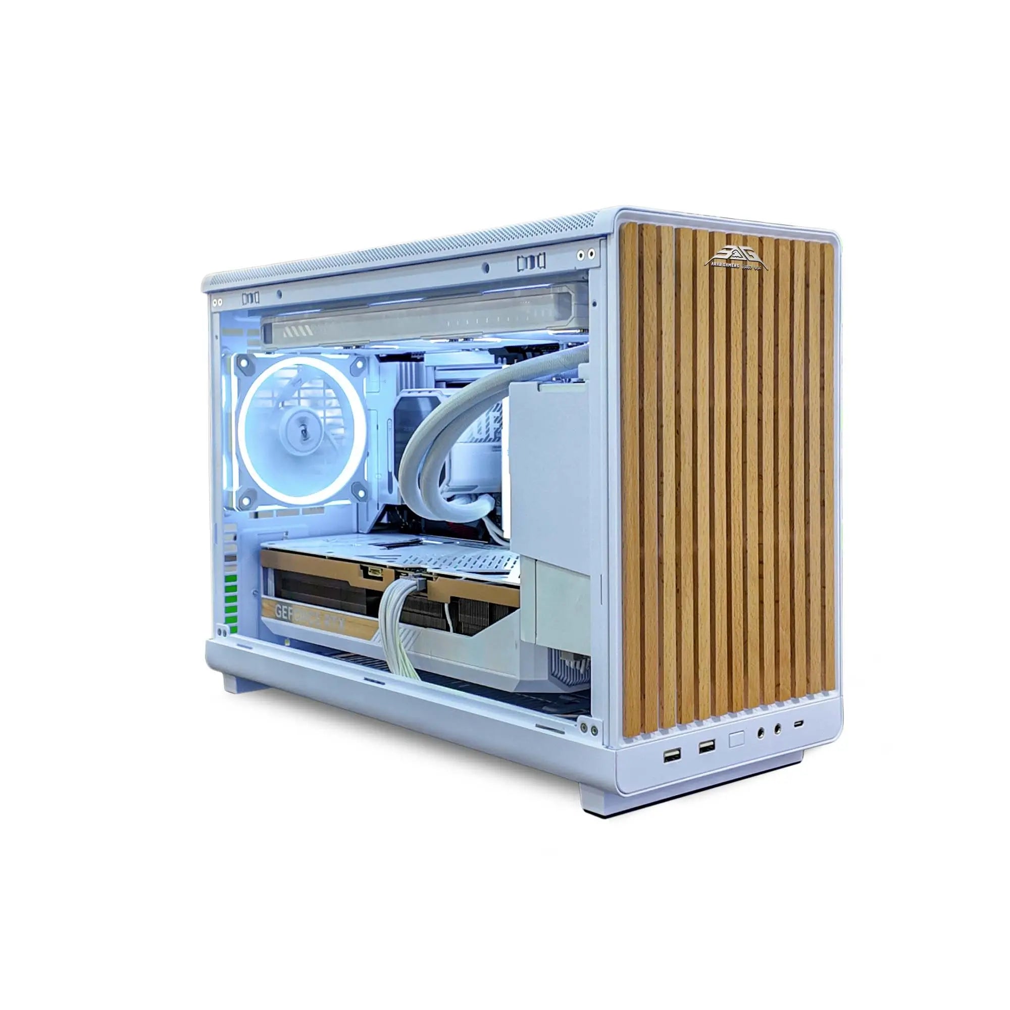 Wooden Gaming PC, Core i7-14700K, RTX 5080 16GB Graphics, in UAE