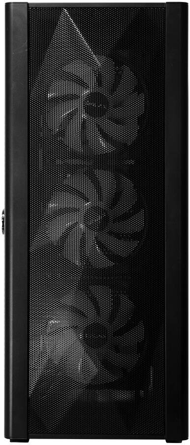 Galax Revolution 06 ATX Mid Tower Case ARGB Airflow Fits Up to 6*120mm Fans 360mm Radiators Gaming Case with USB 3.0/2.0 Interface, Glass Side Panel, Black