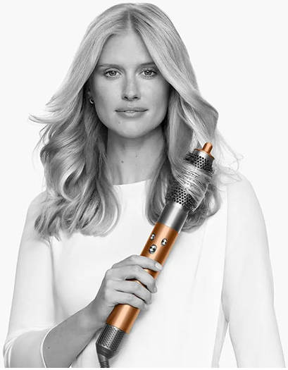 Dyson Airwrap Multi-Styler Complete Long, Rich Copper And Bright Nickel For Curl / Shape and Hide Flyaways
