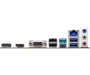 ASRock B760M-HDV/M.2 rear I/O ports