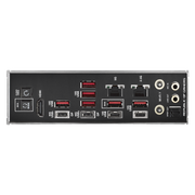 ASUS ROG Crosshair X870E Hero rear I/O view