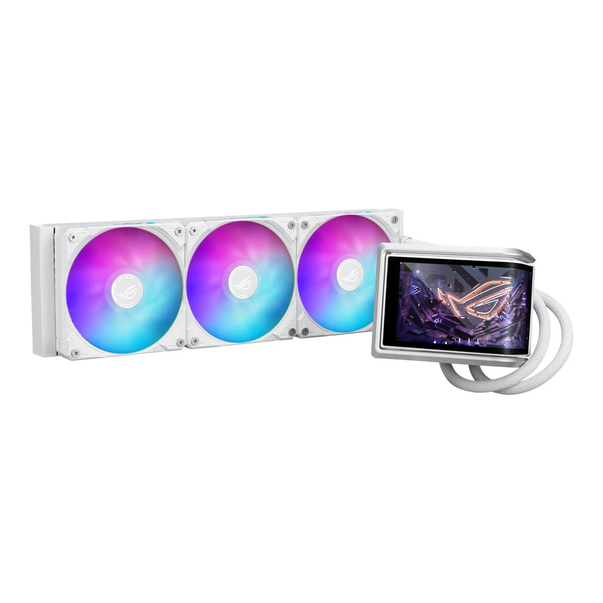 ASUS ROG Ryuo IV 360 ARGB liquid CPU cooler with AMOLED display