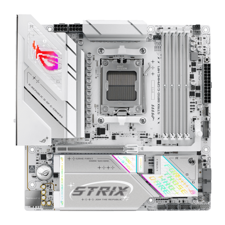 ASUS ROG Strix B850-G Gaming WiFi front view