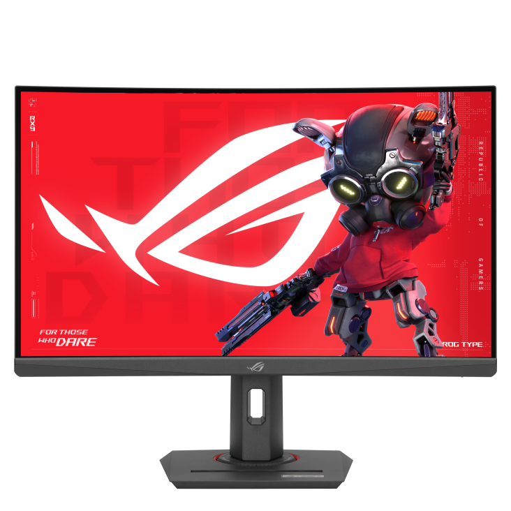 ASUS ROG Strix XG27WCS 27-inch QHD 180Hz curved gaming monitor front view