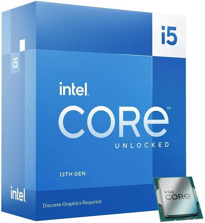 Intel Core i5-13600KF 3.5GHz Processor, 13th Gen LGA 1700, 14 Cores, 20 Thread, 24MB Cache Memory, 5.1GHz Max Turbo Freq, 2 Channel DDR5, 3.5GHz P-Core Clock Speed, 128 GB Max Memory