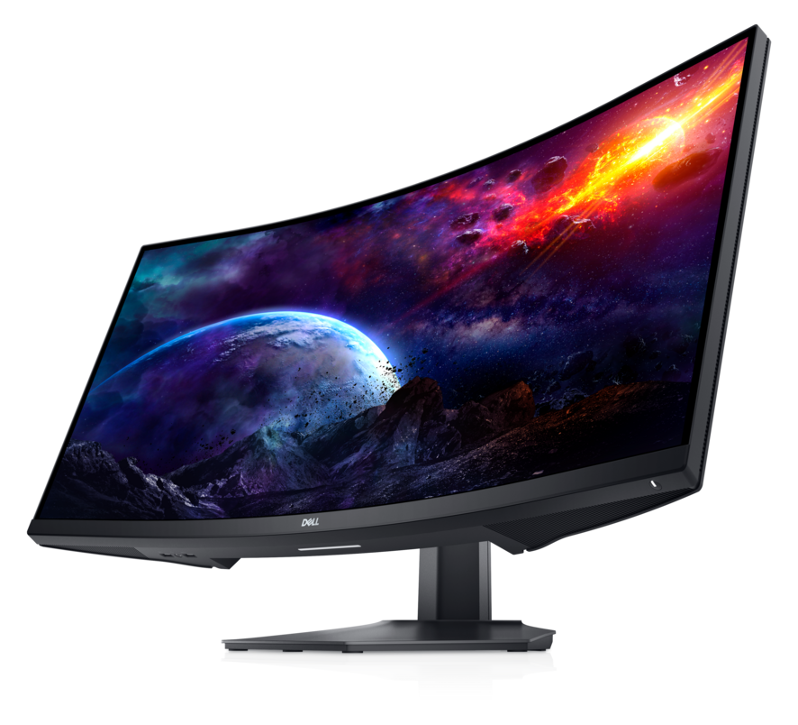 Dell S3422DWG 34-inch curved monitor front view