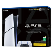 Sony PlayStation 5 Slim Digital Edition, 825GB SSD, 16GB Memory Console, White (CFI2116B01Y)