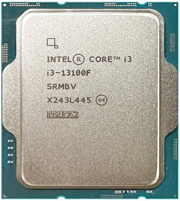 Intel Core i3-13100F LGA 1700 4 Cores Processor, 4.50 GHz Max Turbo Frequency, 8 Threads, 12 MB Cache Memory, Dual Channel DDR5, Up to 128GB Max Memory Capacity, PCIE 5.0 | i3-13100F-Tray