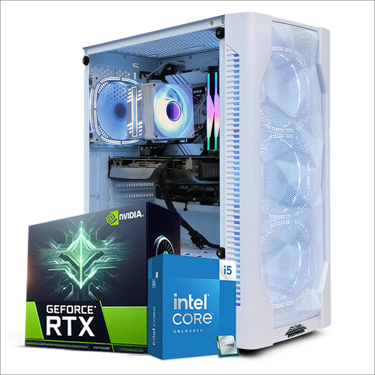 Galax gaming PC with Intel i5-12400F and RTX 3050 in Dubai UAE