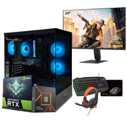 Gaming PC Revolation bundle with RTX 5060 and monitor in UAE