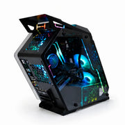 WebKnight Gaming PC, Intel Core i5-14400F, GeForce RTX 5060 8GB Graphics Card, RGB 16GB DDR5 RAM, 1TB NVMe SSD, Windows 11 Pro, RGB Black Gaming Case